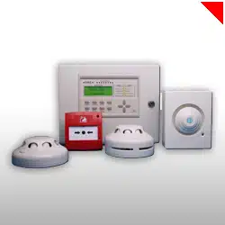 alarme-incendie Les alarmes incendie facilitent les évacuations en cas de départ de feu. Les alarmes peuvent être automatiques ou bien à déclenchement manuel.