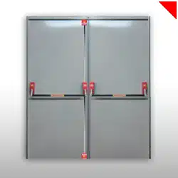 porte-coupe-feu Les portes coupe-feu se ferment automatiquement lorsqu'un départ de feu est détecté et si un système d'alarme incendie est installé.